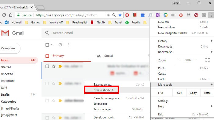 make gmail a desktop for mac
